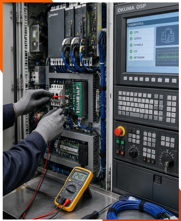 Ремонт систем ЧПУ Okuma OSP в Дивногорске